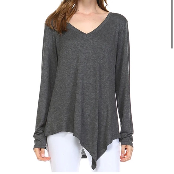 Joh Apparel Kelly Modal Knit Top - V Neck - Picture 1 of 4